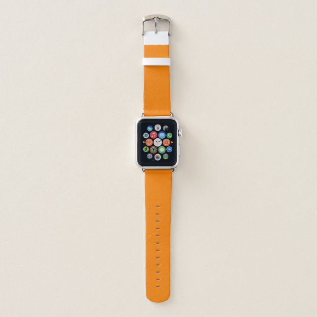 color UT orange Apple Watch Band (Front)