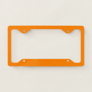 color UT orange License Plate Frame