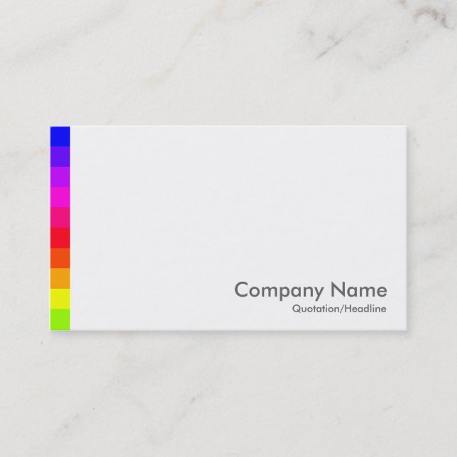 Color Variations III 01 Business Card (Front)