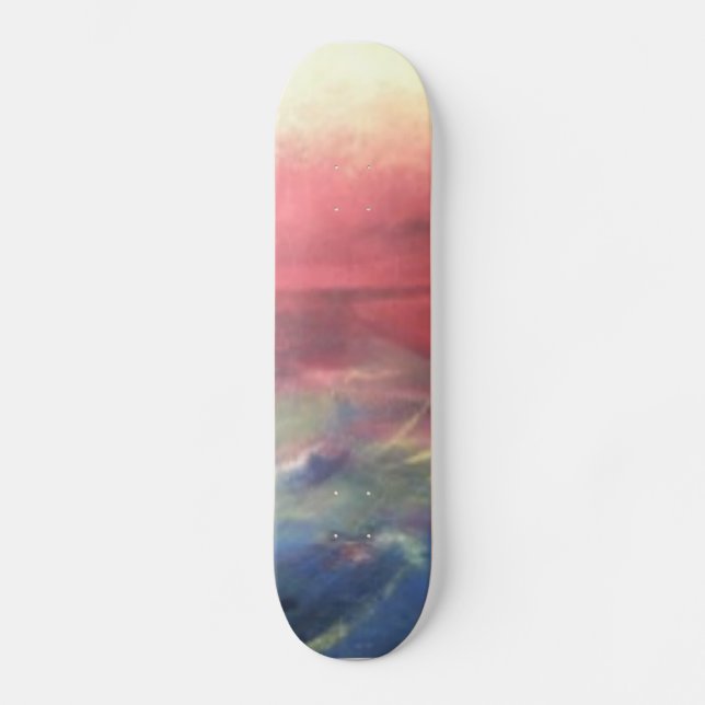 color, venice skateboard deck (Front)