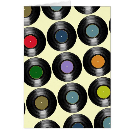 color vinyl records pattern (Front)