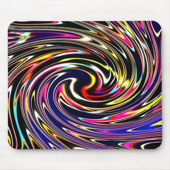 Color Vortex Mouse Pad (Front)