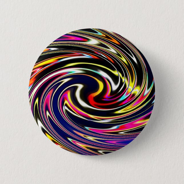 Color Vortex Pinback Button (Front)