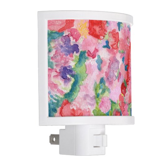 Color Wall Floral Art Night Light (Right)