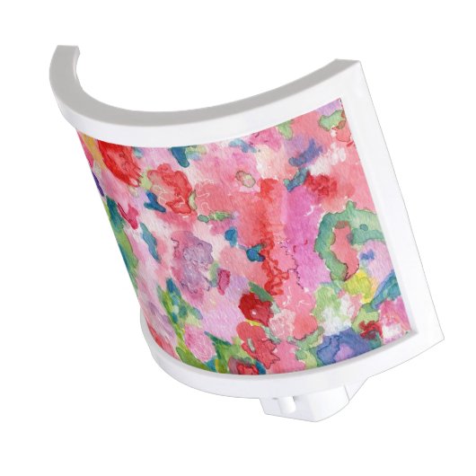 Color Wall Floral Art Night Light (Angled)