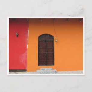 color walls granada postcard