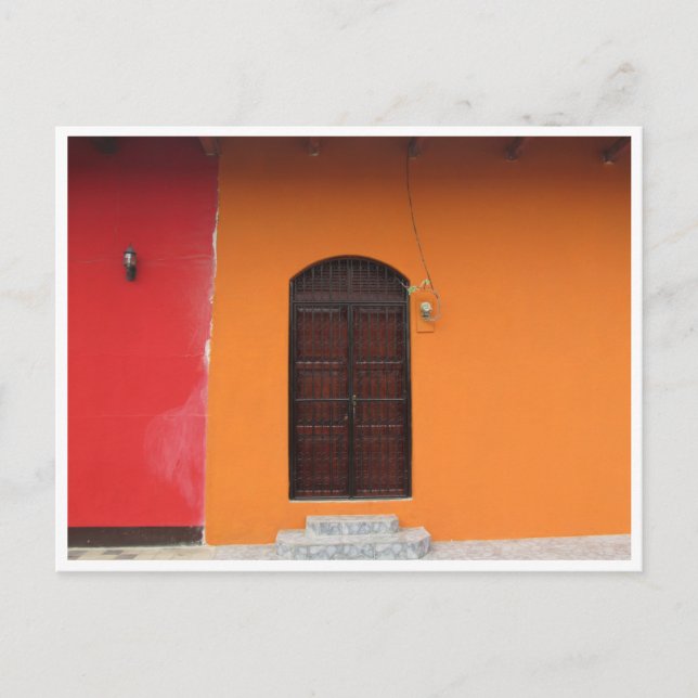 color walls granada postcard (Front)