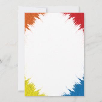 Color War Birthday Invitation | Color Run | Zazzle