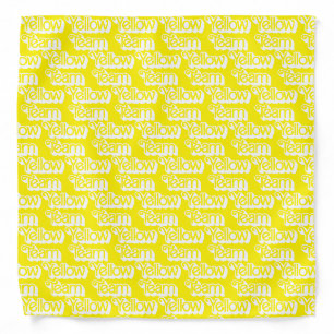 Color War Yellow Team Hair Accessory Bandana