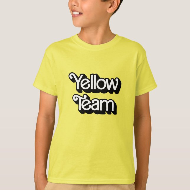 Color War Yellow Team Shirt (Front)