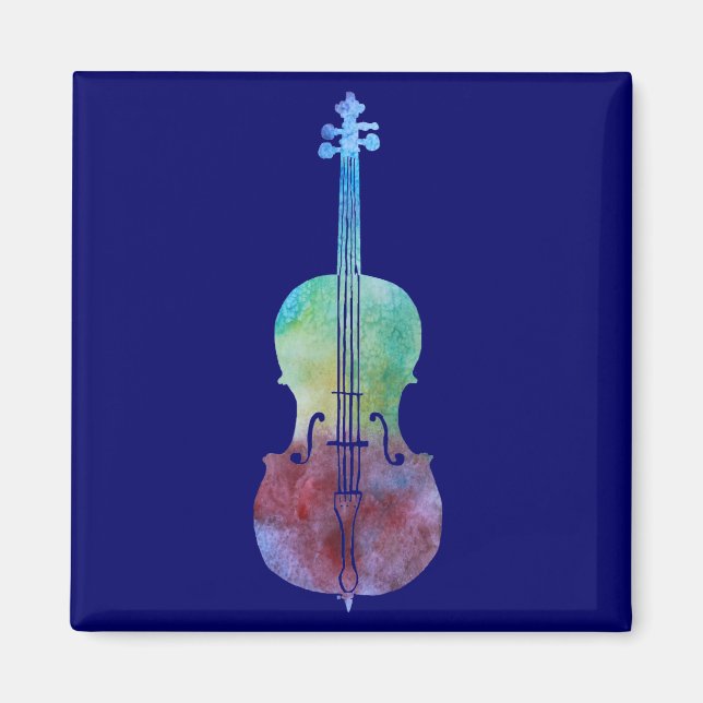 Color Washed Cello Magnet (Front)
