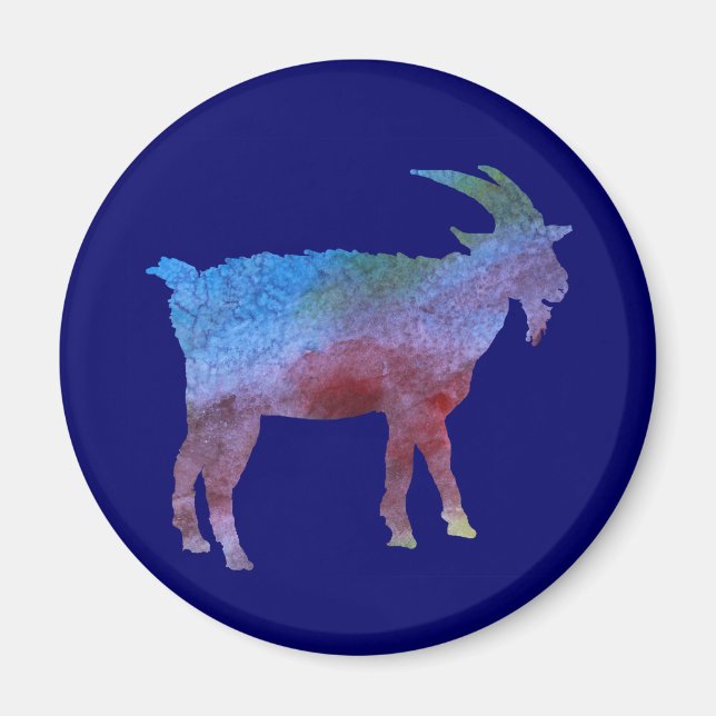 Color Washed Goats Magnet (Front)