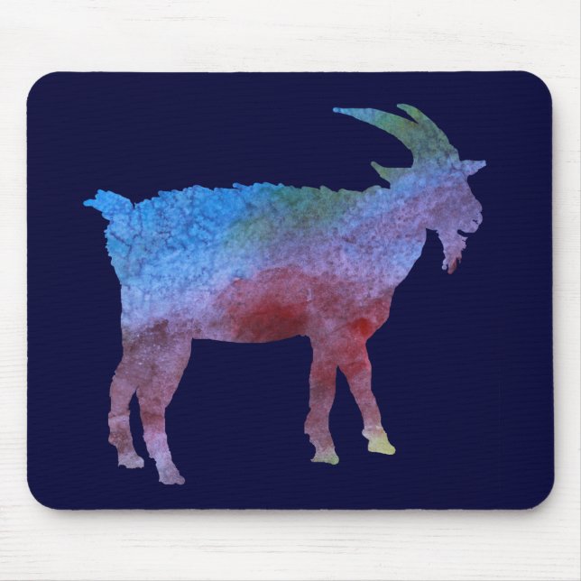 Color Washed Goats Mouse Pad (Front)