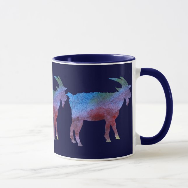 Color Washed Goats Mug (Right)