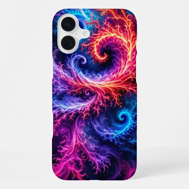 Color wave Swirl Iphone Case (Back)