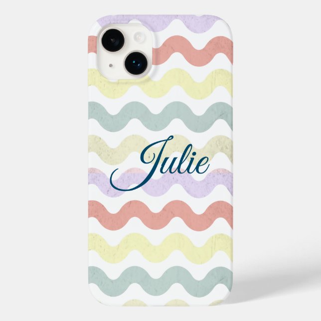 Color Waves (Pastels)   Case-Mate iPhone Case (Back)