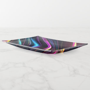 Color waves trinket tray