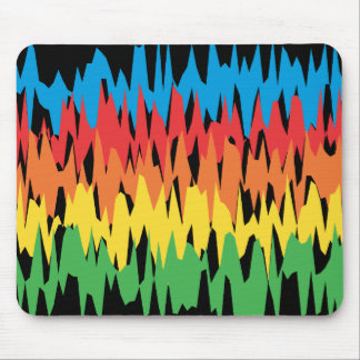 Color Waves: Vector Illustration: Mousepad