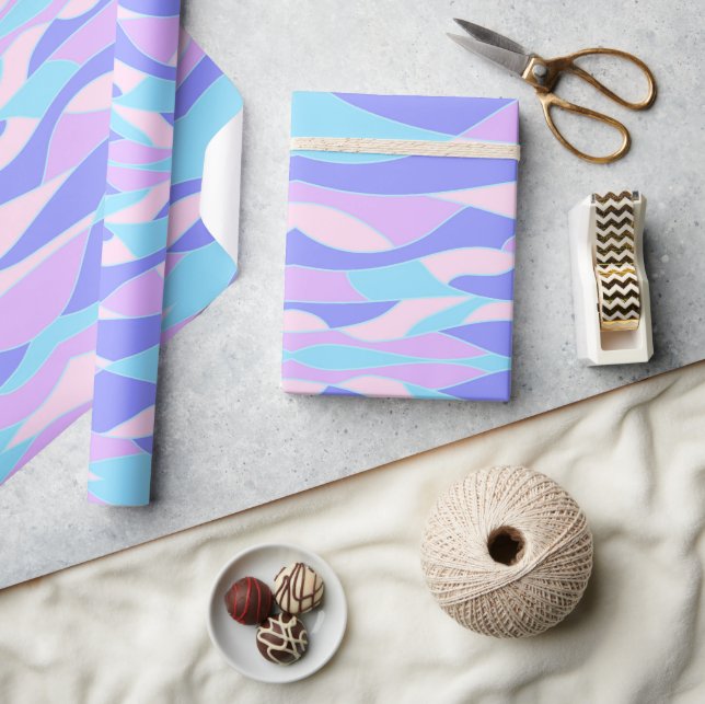 Color waves wrapping paper (Crafts)