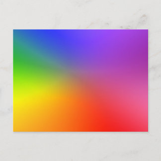 Color Wheel: Abstract Colors Postcard