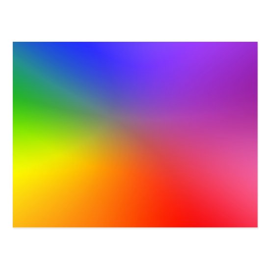 Color Wheel: Abstract Colors Postcard