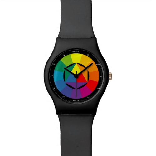 Color Wheel Artist Watch