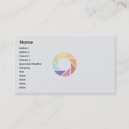 Color Wheel - Business Business Cards