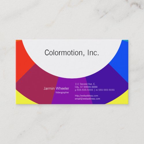Color Wheel Business Cards