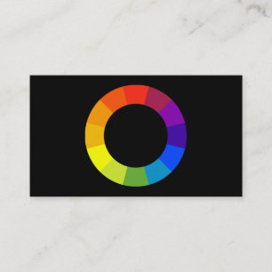 color wheel business card