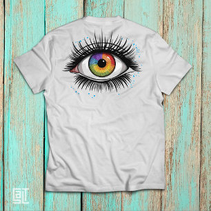 Color Wheel Eye Design Art Education Color Theory T-Shirt