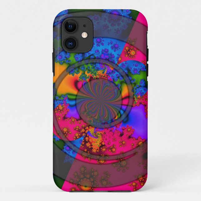 color wheel iphone case (Back)