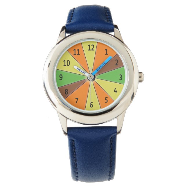 Color Wheel Orange Watch (Front)