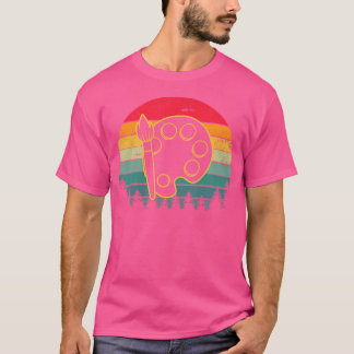 Color Wheel Palette Drawing Artist Sketching Kids T-Shirt