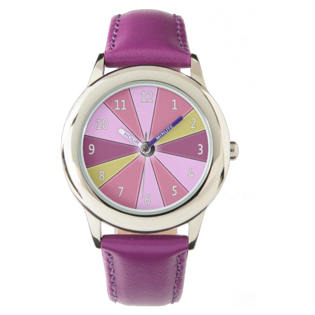Color Wheel Pink Watch (Front)