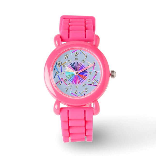 Color Wheel - Pink Watch (Front)