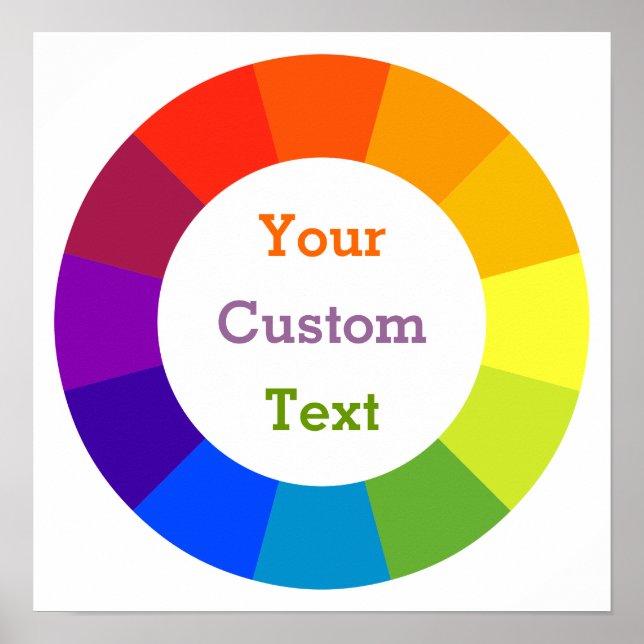 Color Wheel Poster (Front)