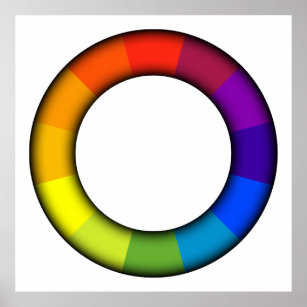 Color Wheel Design Posters & Prints