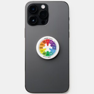 Color Wheel - Primary, Secondary & Tertiary Colors PopSocket