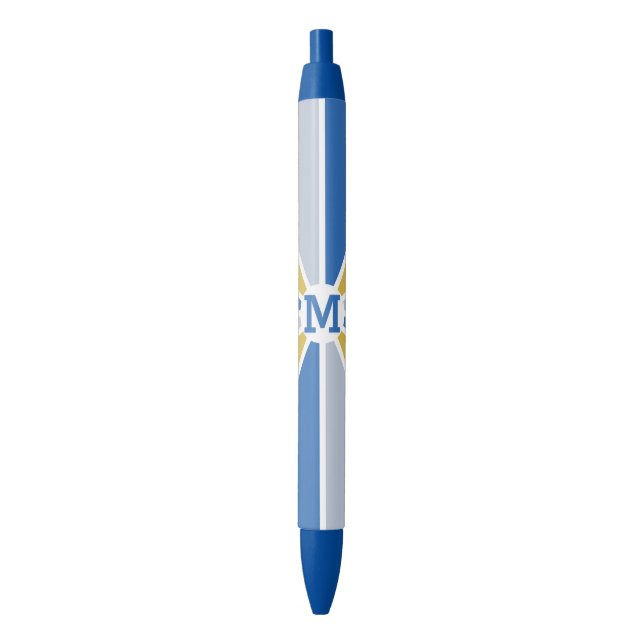 Color Wheel / Rays custom monogram pens (Front Vertical)
