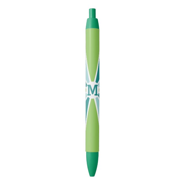 Color Wheel / Rays custom monogram pens (Front Vertical)