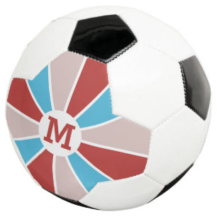 Color Wheel / Rays custom monogram soccer ball
