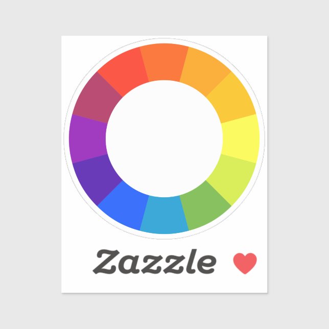 Color Wheel Sticker (Sheet)