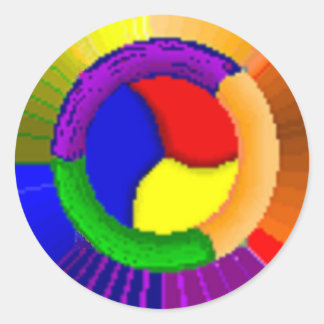 Color wheel stickers