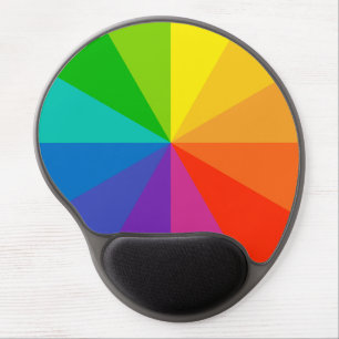 color wheel theory school science hue disc light r gel mouse pad
