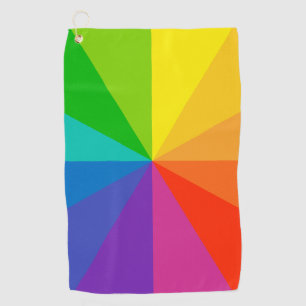 color wheel theory school science hue disc light r golf towel
