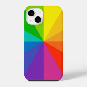 color wheel theory school science hue disc light r iPhone 14 case