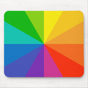 color wheel theory school science hue disc light r mouse pad