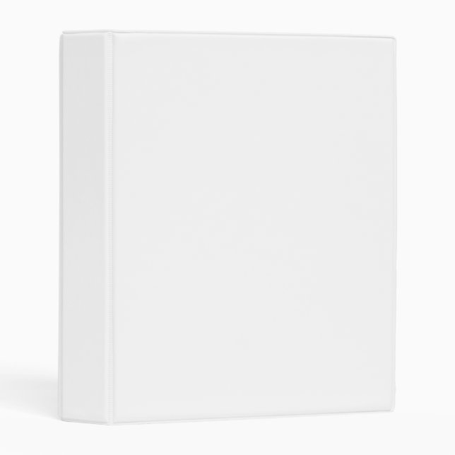 color white mini binder (Front/Spine)