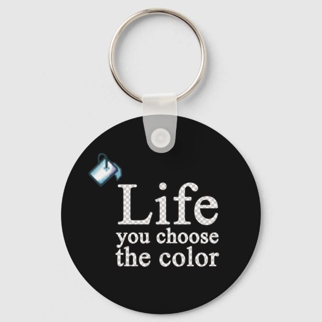 Color your keys keychain (Front)