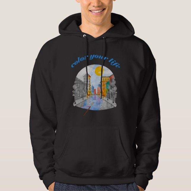 Color your life hoodie (Front)